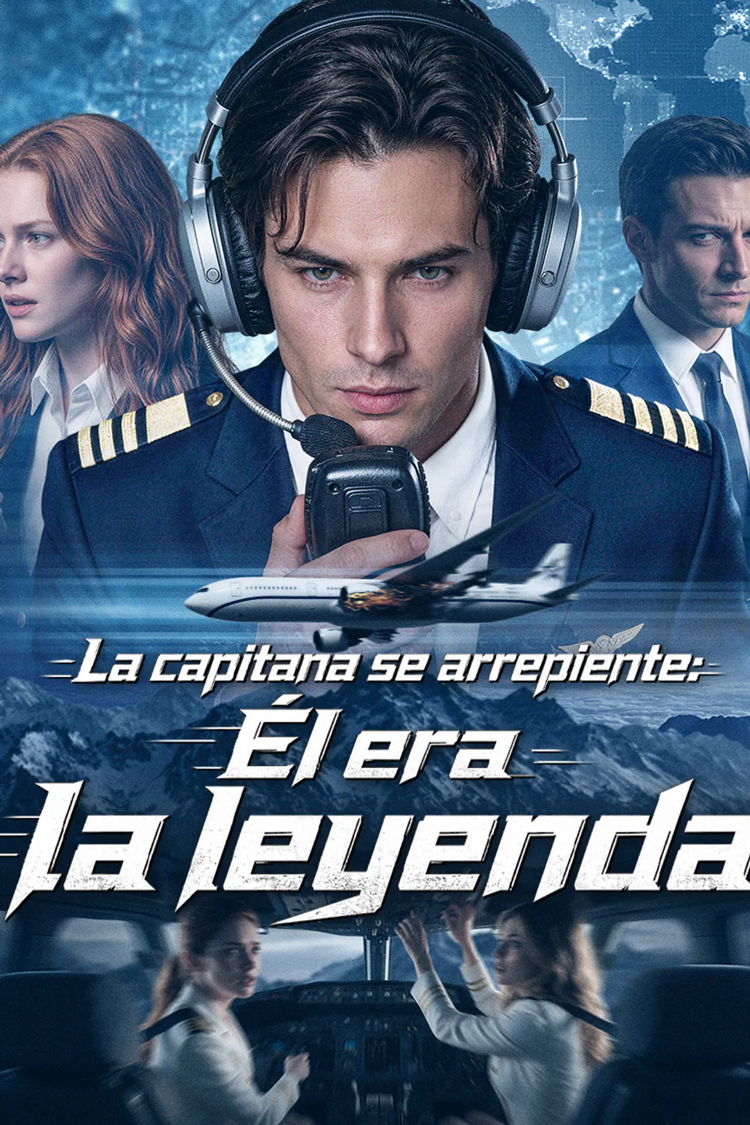 Póster de La capitana se arrepiente: Él era la leyenda