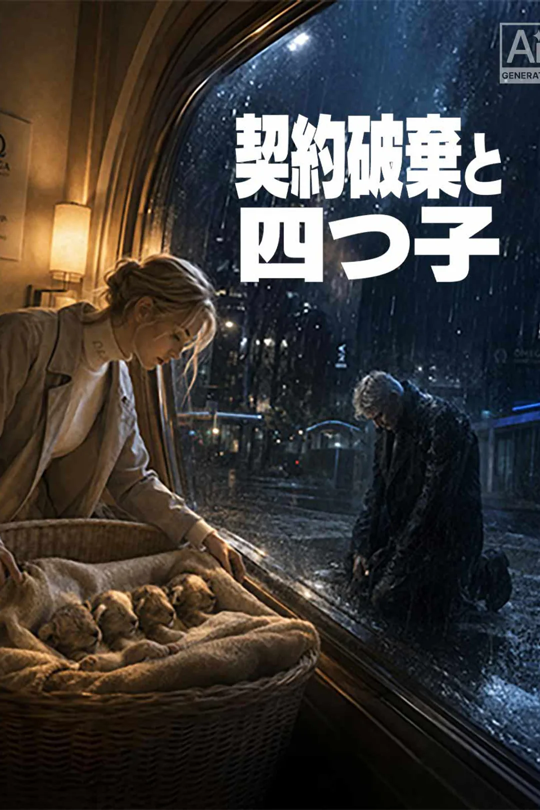 契約破棄と四つ子のポスター