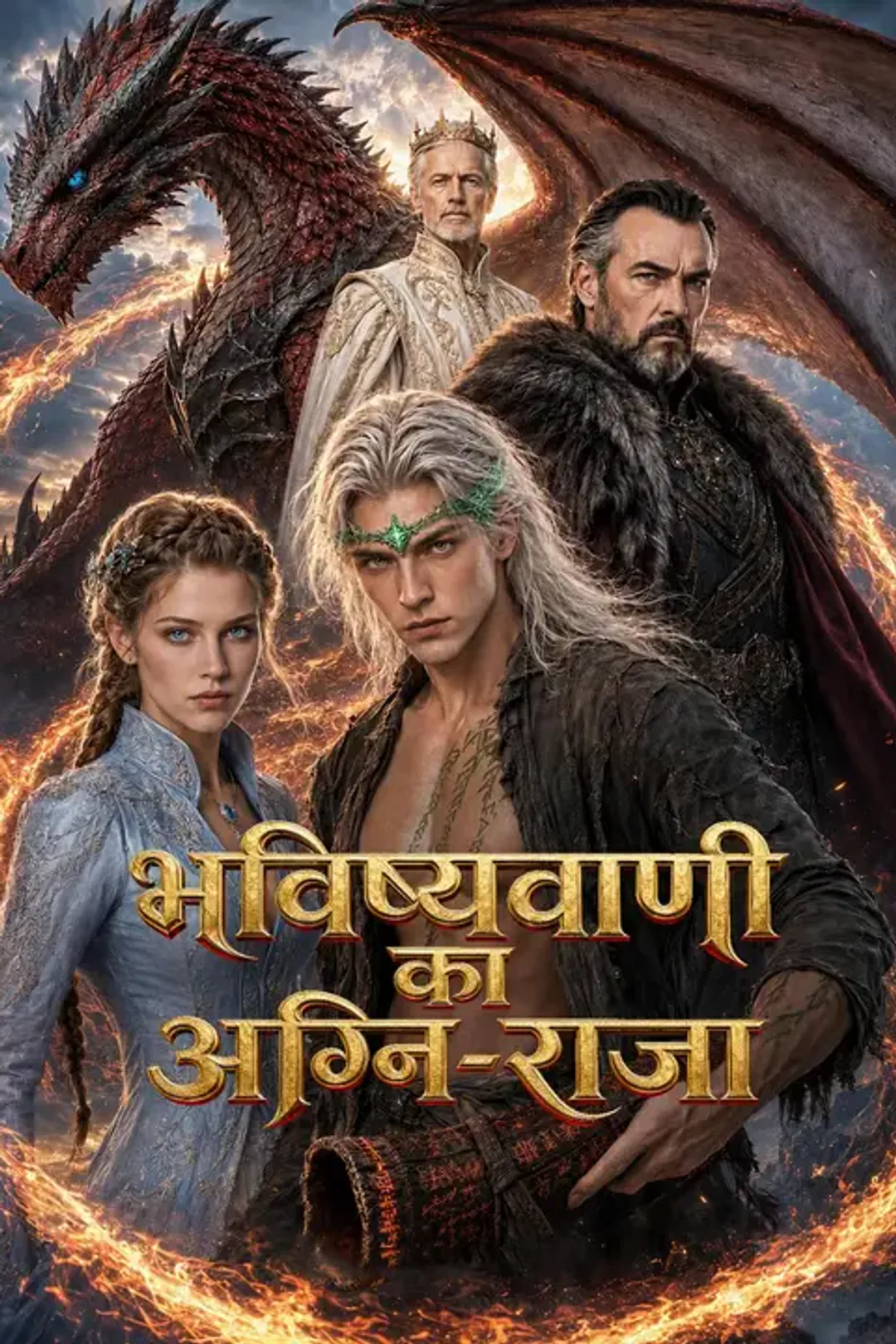 (डबिंग) भविष्यवाणी का अग्नि-राजा का पोस्टर