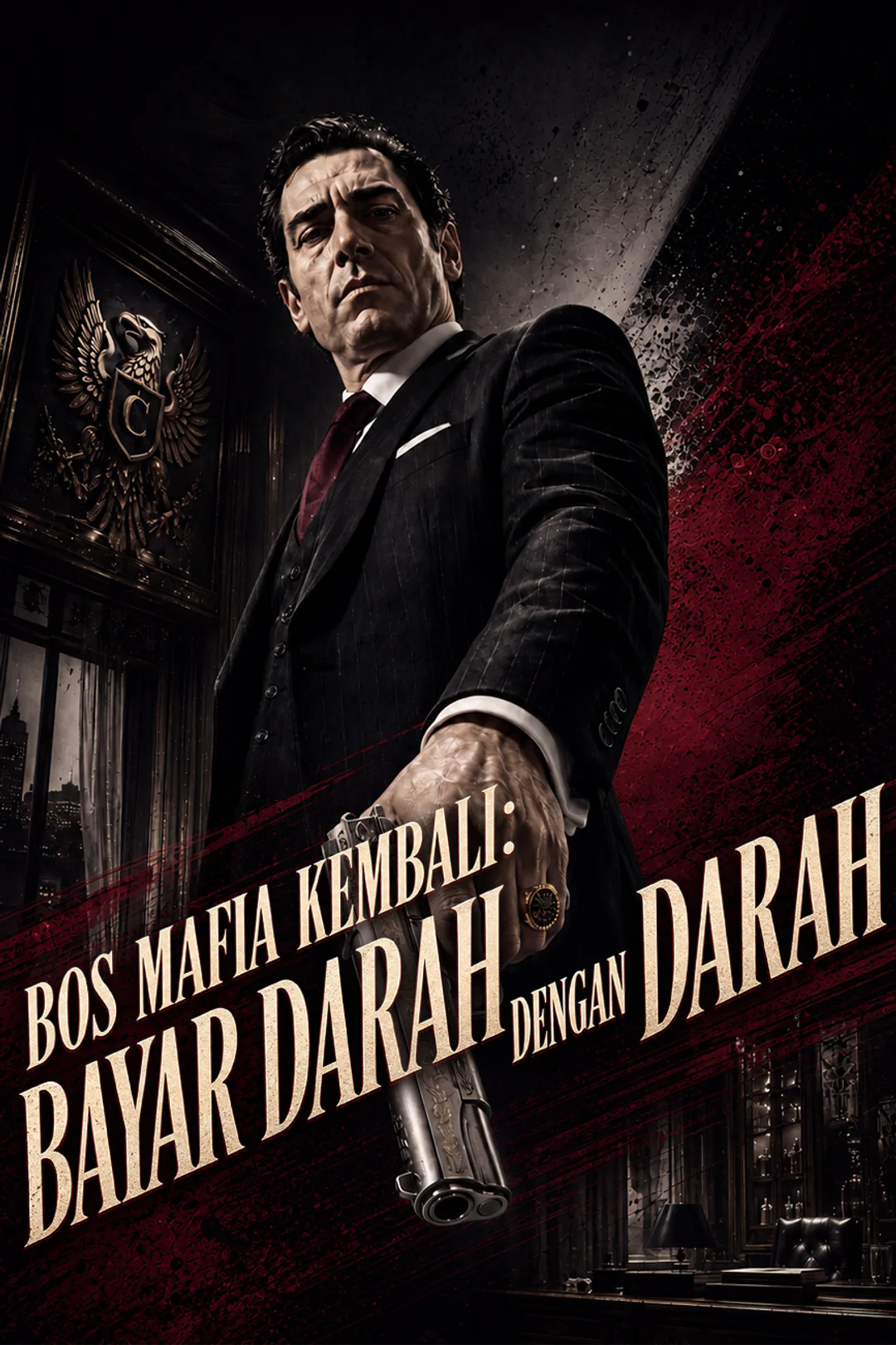 Poster Bos Mafia Kembali: Bayar Darah dengan Darah