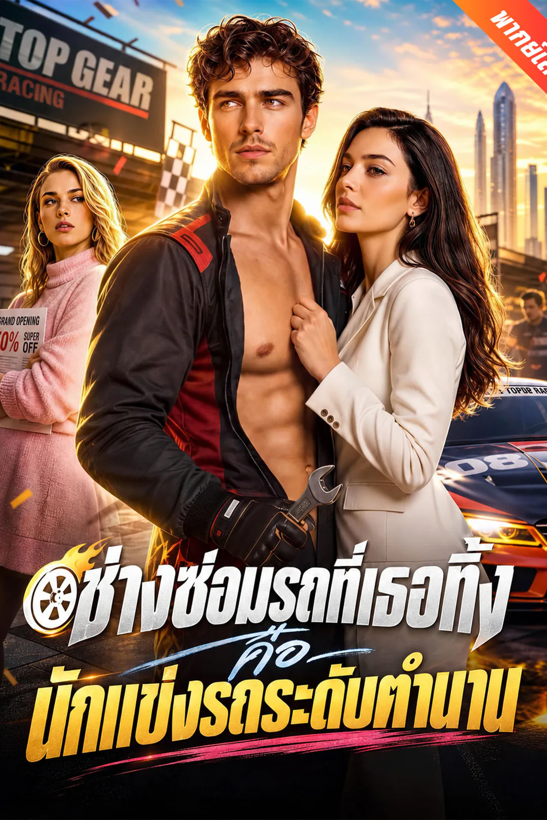 โปสเตอร์ ช่างซ่อมรถที่เธอทิ้ง คือนักแข่งรถระดับตำนาน