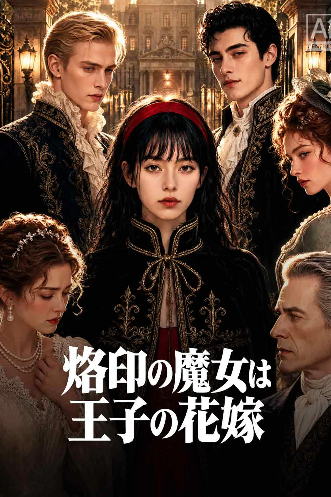 烙印の魔女は王子の花嫁のポスター