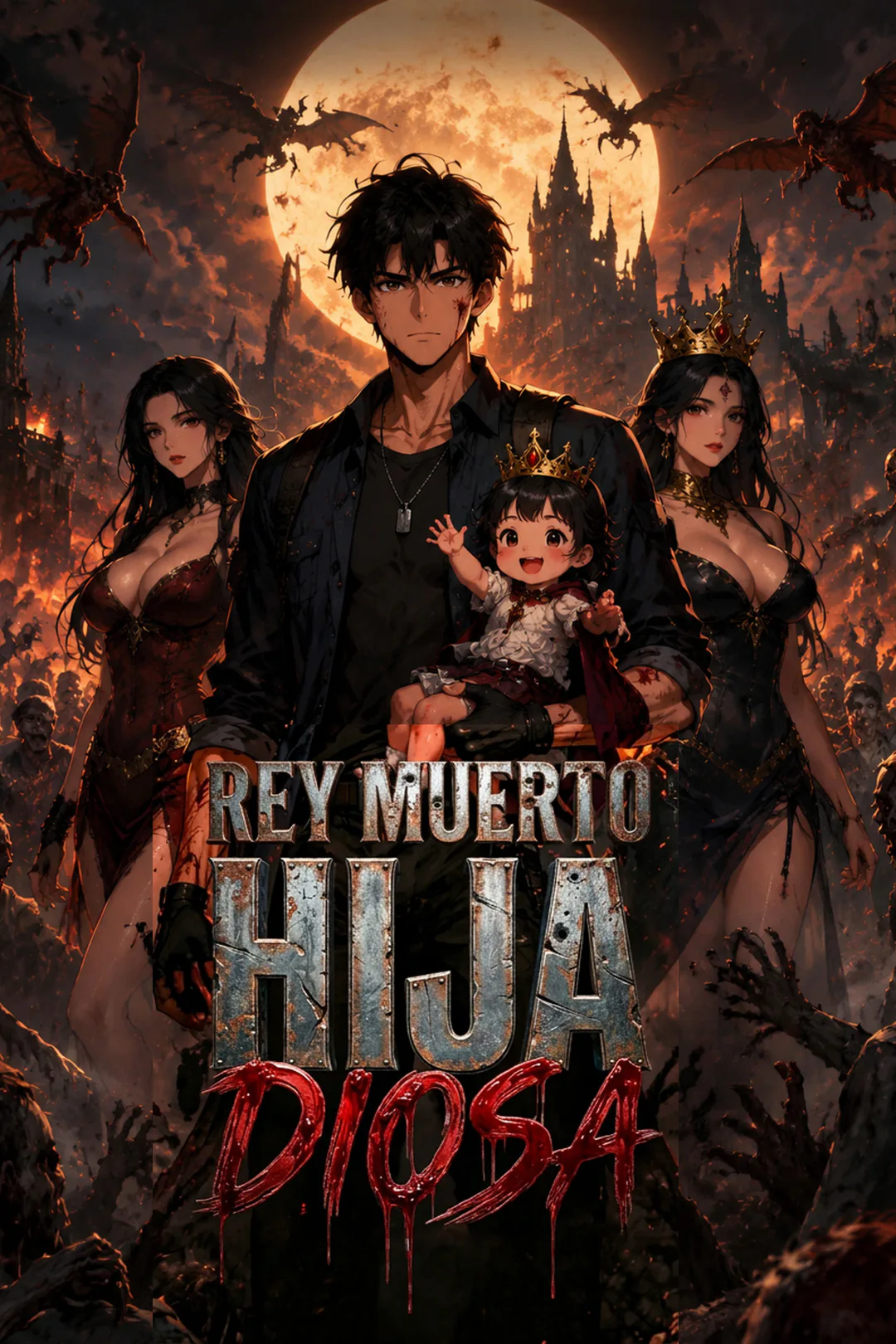 Póster de Rey Muerto, Hija Diosa