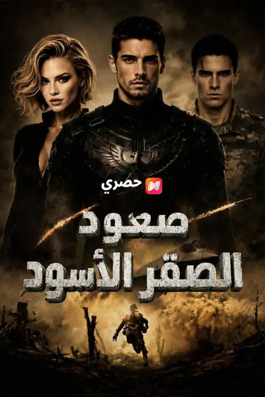 ملصق مسلسل «صعود الصقر الأسود»