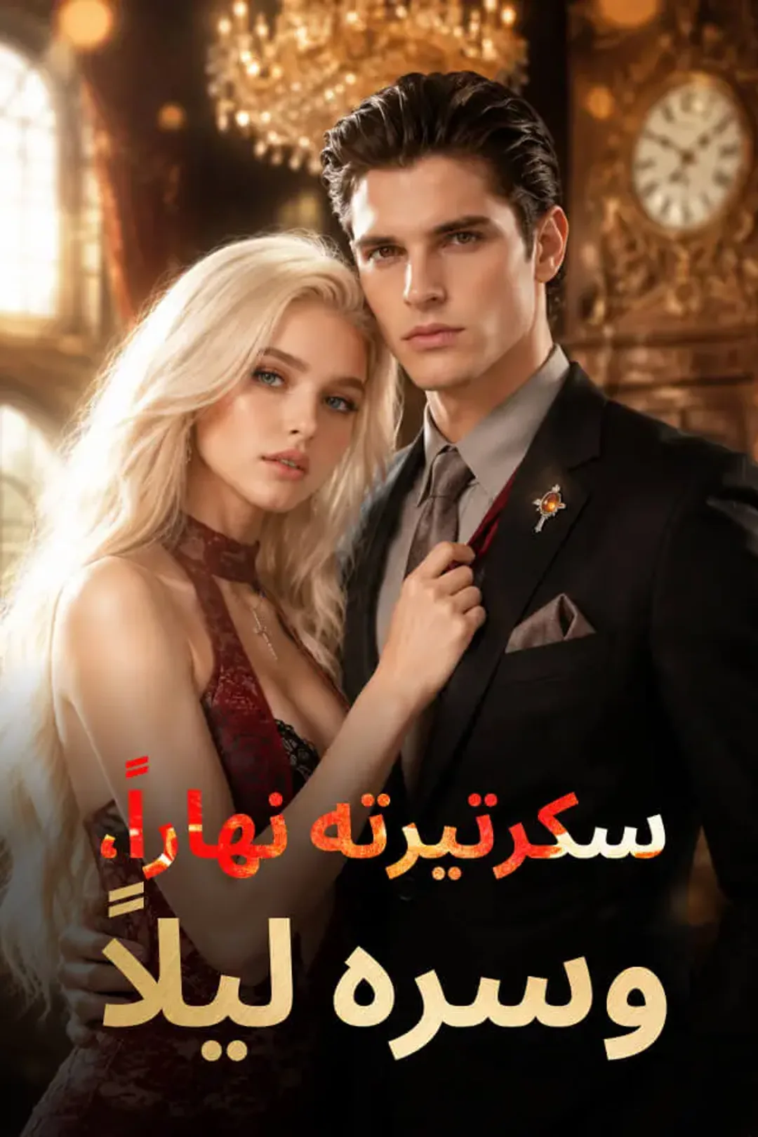ملصق مسلسل «‫سكرتيرته نهاراً، وسره ليلاً‬»